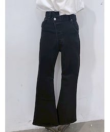 Ungrid | 【Ca】ハイウエストフレアデニム(デニムパンツ)