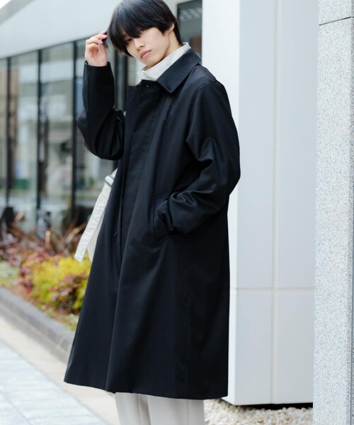 SENSE OF PLACE by URBAN RESEARCH（センスオブプレイスバイアーバンリサーチ）の「ステンカラーコート（テーラードジャケット・メンズ・BEIGE/BLACK/MINT・M/L）」の10枚目の写真
