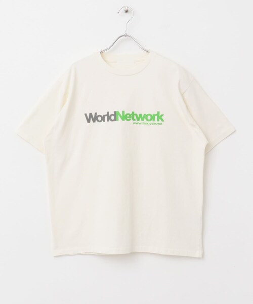 SENSE OF PLACE by URBAN RESEARCH（センスオブプレイスバイアーバンリサーチ）の「company logo short-sleeve t-shirts A（Tシャツ/カットソー・メンズ・OFF WHITE/CHARCOAL/LIME・M/L）」の11枚目の写真