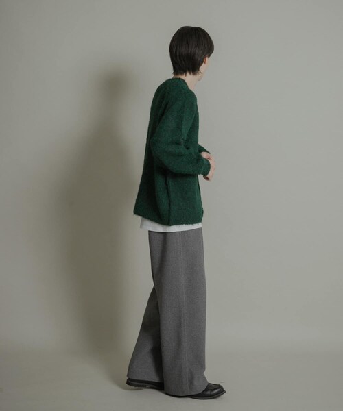 SENSE OF PLACE by URBAN RESEARCH（センスオブプレイスバイアーバンリサーチ）の「ジャージメルトンタックワイドパンツ（その他パンツ・メンズ・BLACK/CHARCOAL/L.GRAY・M/L）」の20枚目の写真