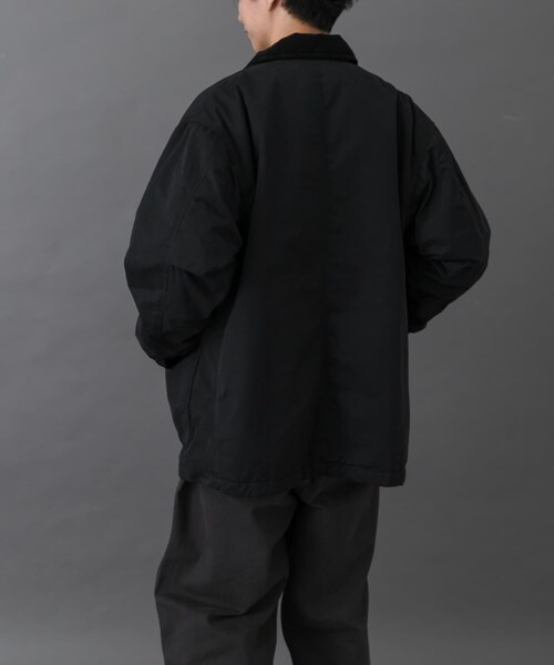 URBAN RESEARCH DOORS（アーバンリサーチドアーズ）の「FORK&SPOON　インサレーションカバーオール（カバーオール・メンズ・BLACK/IVORY・4/5）」の15枚目の写真