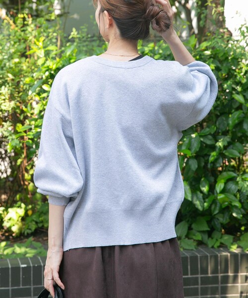 ITEMS URBANRESEARCH（アイテムズ アーバンリサーチ）の「ドットボタンラメニットカーディガン（カーディガン/ボレロ・レディース・BLK/RED/GRY・FREE）」の15枚目の写真