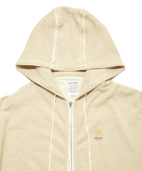 ADAM ET ROPE'(アダムエロペ)の「【FACCIES / ファッチーズ】TWINKLE SWEAT PK(パーカー・メンズ・グレー/ベージュ・2)」の4枚目の写真