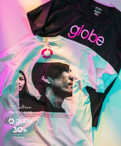 ADAM ET ROPE'(アダムエロペ)の「【globe × 10Culture for ADAM ET ROPE'】globe TEE(Tシャツ/カットソー・メンズ・ブラック/ホワイト・L/M/XL)」の22枚目の写真