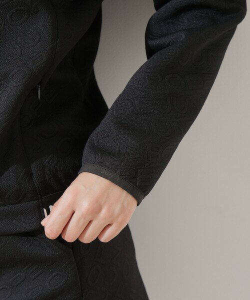 ROPE'（ロペ）の「ロゴモノグラムジャガード　ブルゾン（ブルゾン・レディース・ブラック/ホワイト・L/M/S）」の21枚目の写真