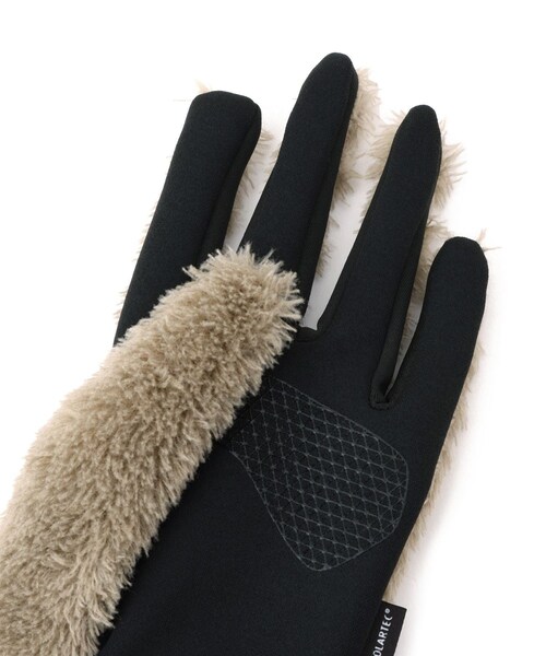 ADAM ET ROPE'(アダムエロペ)の「【J'aDoRe・一部店舗限定】【THE NORTH FACE】ヴァーサロフトイーティップ グローブ(手袋・レディース・ブラック/ベージュ系・M/S)」の12枚目の写真
