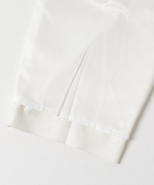 URBAN RESEARCH ROSSO（アーバンリサーチロッソ）の「ELENDEEK　GEORGETTE RELAX PANTS（その他パンツ・レディース・O.WHT/BLK・1/2）」の9枚目の写真