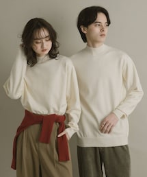 SENSE OF PLACE by URBAN RESEARCH | 『一部WEB限定カラー』『洗濯可/毛玉防止』ストレッチモックネックニット(ニット/セーター)