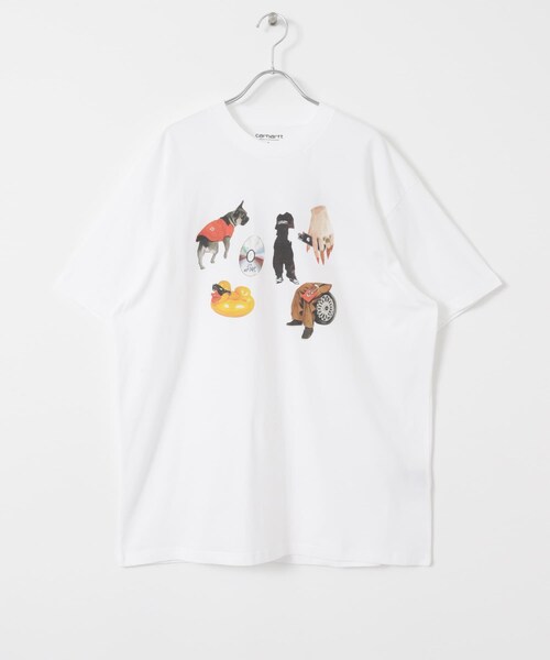 URBAN RESEARCH Sonny Label（アーバンリサーチサニーレーベル）の「carhartt　JACOB ROCHESTER T-SHIRTS（Tシャツ/カットソー・メンズ・White/Black・M/L）」の3枚目の写真