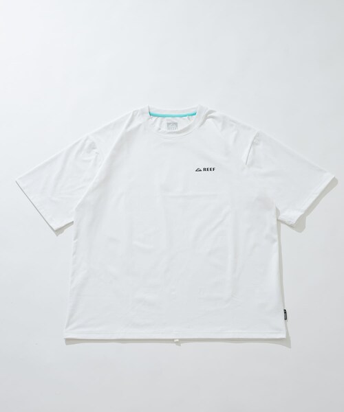 URBAN RESEARCH Sonny Label（アーバンリサーチサニーレーベル）の「REEF　1POINT LOGO RASH SHORT-SLEEVE T-SHIRTS（Tシャツ/カットソー・メンズ・WHT/BLK・M/L）」の3枚目の写真