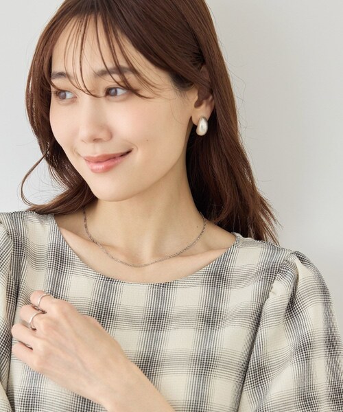 ROPE' PICNIC(ロペピクニック)の「ステンレスツイストチェーンショートネックレス(ネックレス・レディース・ゴールド/シルバー・F)」の15枚目の写真