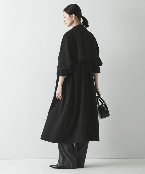 URBAN RESEARCH(アーバンリサーチ)の「『撥水/UVカット』ドロストトレンチコート(ステンカラーコート・レディース・GREGE/BEIGE/BLACK・36/38)」の15枚目の写真