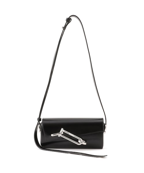 ADAM ET ROPE'（アダムエロペ）の「【TAD FAB（タッド ファブ）】BOX MINI（ショルダーバッグ・レディース・ブラック/ホワイト/ピンク・F）」の2枚目の写真