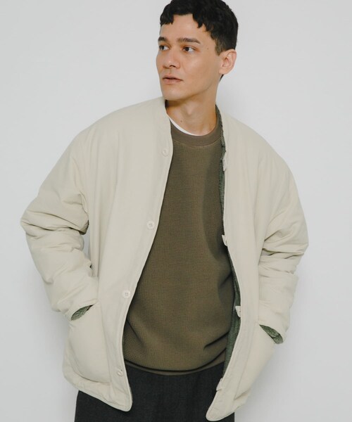 URBAN RESEARCH Sonny Label（アーバンリサーチサニーレーベル）の「『別注』ARMY TWILL×Sonny Label　Reversible Jacket（テーラードジャケット・メンズ・IVORY/KHAKI/BLACK/NAVY・S/M/L）」の6枚目の写真