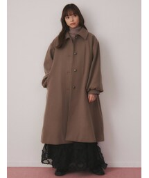 merry jenny | ギャザースリーブAラインコート(その他アウター)