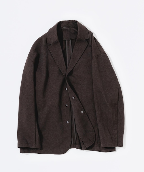 EKAL（エカル）の「ウールライクジャケット（テーラードジャケット・メンズ・ブラウン/チャコール/ブラック・M/L）」の3枚目の写真