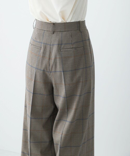 URBAN RESEARCH ROSSO（アーバンリサーチロッソ）の「チェックワイドスラックス（その他パンツ・レディース・BROWN CHK・36/38）」の18枚目の写真