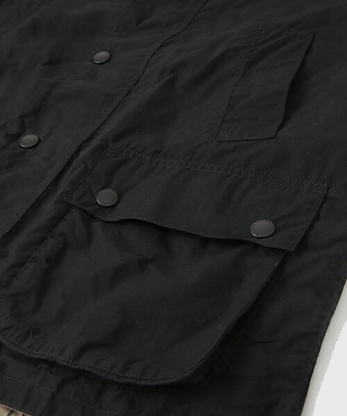 ADAM ET ROPE'（アダムエロペ）の「《別注》【Barbour/バブアー】BEDALE CLASSIC リバーシブルブルゾン / ブルガリア製（ブルゾン・メンズ・ブラック・L/M/S/XL）」の19枚目の写真