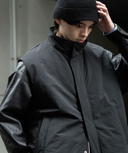 SENSE OF PLACE by URBAN RESEARCH（センスオブプレイスバイアーバンリサーチ）の「ナイロンユーティリティーベスト（その他アウター・メンズ・BLACK/CHARCOAL・M/L）」の5枚目の写真