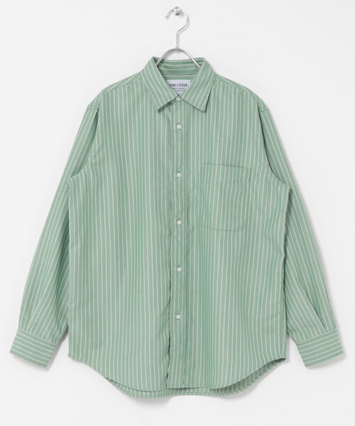 URBAN RESEARCH DOORS（アーバンリサーチドアーズ）の「FORK&SPOON　PEオックスシャツ（シャツ/ブラウス・メンズ・GREEN/BLUE・4/5）」の10枚目の写真