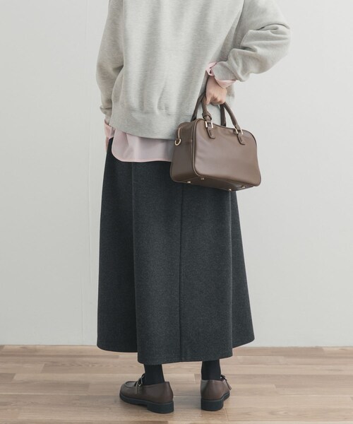 URBAN RESEARCH DOORS(アーバンリサーチドアーズ)の「カットギャザースカート(スカート・レディース・L.GRAY/MOCHA/CHARCOAL・Free)」の19枚目の写真