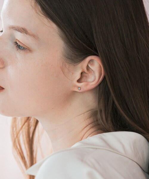 URBAN RESEARCH（アーバンリサーチ）の「ff by decor urban research　ストーンピアス（ピアス（両耳用）・レディース・グリーンオニキス/オニキス/オパール/ブルーロンドン/ルビー・-）」の8枚目の写真