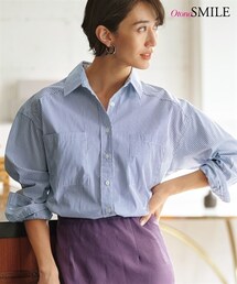 nissen | シンプルオーバーシャツ【OtonaSMILE】(シャツ/ブラウス)