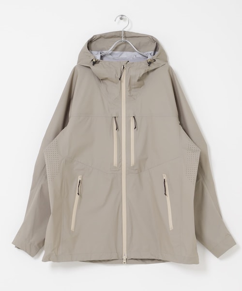 EKAL（エカル）の「HIKE SHELL JACKET（テーラードジャケット・メンズ・Light Grey/Greige・M/L/XL）」の2枚目の写真