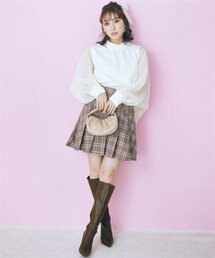 marun | 大きいサイズ　シアーボレロ付きトップスmarun(シャツ/ブラウス)