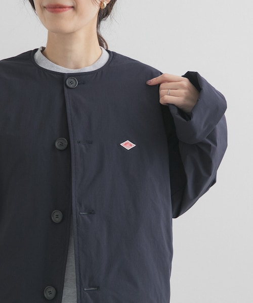 URBAN RESEARCH DOORS(アーバンリサーチドアーズ)の「DANTON COLLARLESS JACKET(その他アウター・レディース・DK.BLUE/IVORY/NAVY・36)」の11枚目の写真
