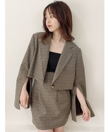 dazzlin | ショートスリーブジップジャケット(その他アウター)