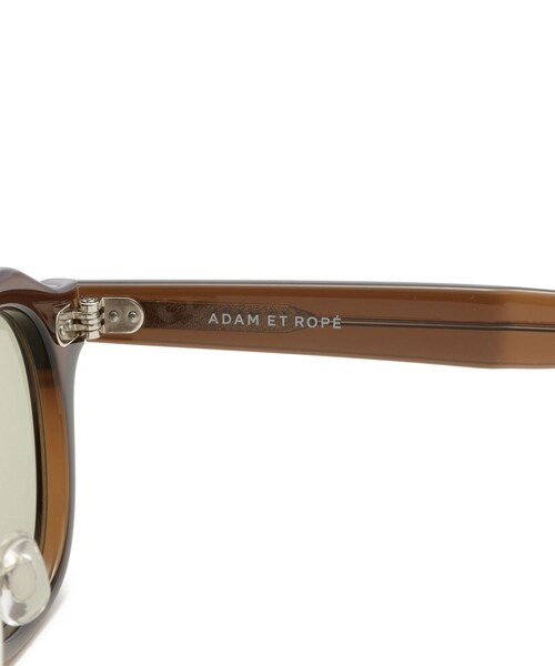 ADAM ET ROPE'(アダムエロペ)の「クラウンパントソフトスクエアサングラス(サングラス・レディース・ブラック/ダークブラウン・F)」の11枚目の写真