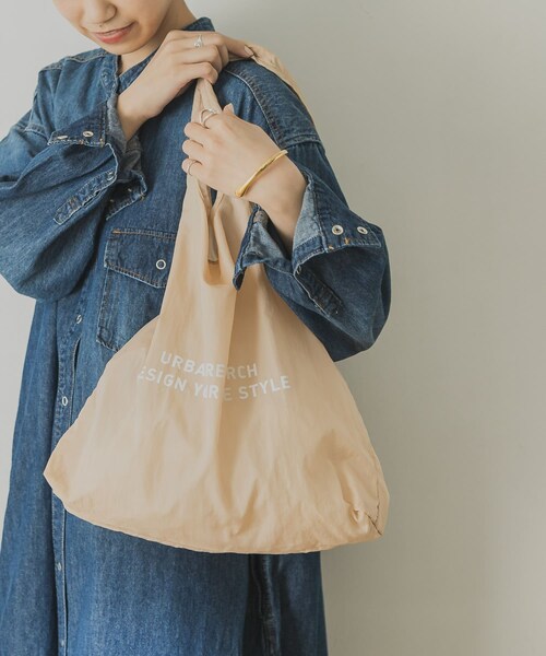 URBAN RESEARCH(アーバンリサーチ)の「パッカブルエコバッグ(その他雑貨・メンズ・BEIGE/BORDEAUX/KHAKI/GREGE/BLACK・FREE)」の12枚目の写真
