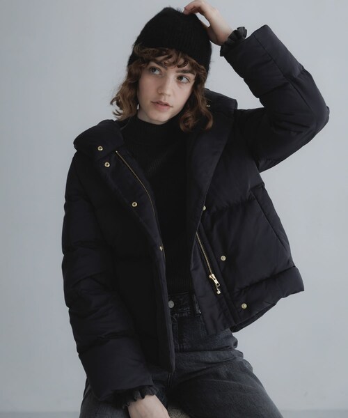 URBAN RESEARCH Sonny Label（アーバンリサーチサニーレーベル）の「撥水ショールカラーミディダウンコート（その他アウター・レディース・ブラック/グレージュ/ネイビー・Free）」の6枚目の写真