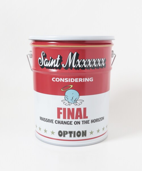 URBAN RESEARCH（アーバンリサーチ）の「SAINT M××××××　BAPE CAN STOOL（その他雑貨・メンズ・WHITE RED・Free）」の2枚目の写真