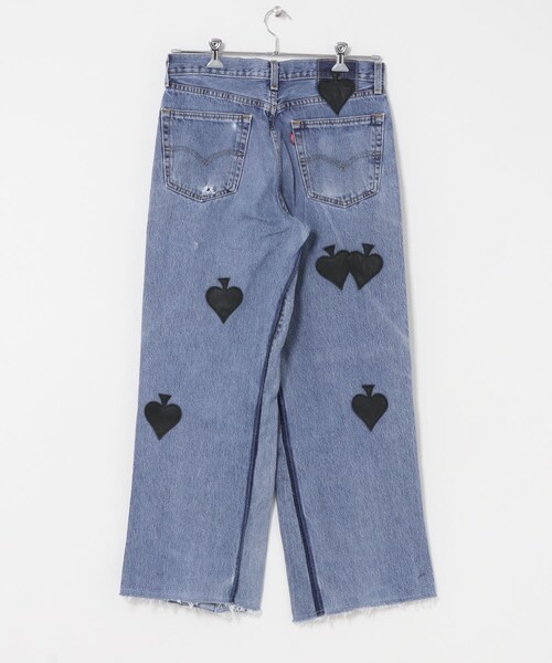 URBAN RESEARCH(アーバンリサーチ)の「TanC TOKYO W.SPADE PATCH BUGGY REMAKE DENIM(デニムパンツ・レディース・BLUE1/BLUE2/BLUE3/BLUE4・28/30)」の22枚目の写真