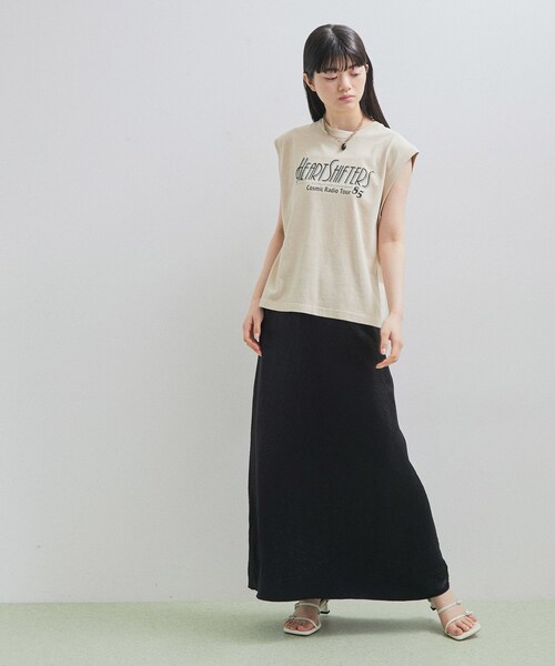 ADAM ET ROPE'（アダムエロペ）の「リキッドサテンスカート（スカート・レディース・ブラック/キナリ/サックス・36/38）」の19枚目の写真