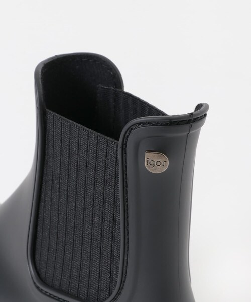 URBAN RESEARCH（アーバンリサーチ）の「igor　サイドゴアボリュームレインブーツ（レインシューズ・レディース・NERO・36/37/38）」の8枚目の写真