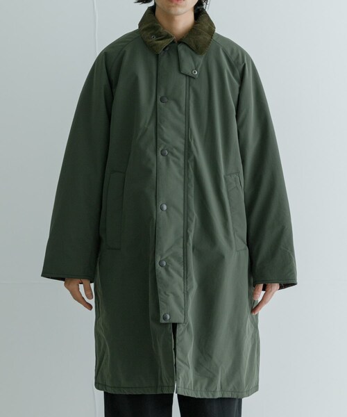 URBAN RESEARCH（アーバンリサーチ）の「Barbour　EXMOOR CASUAL COAT（ステンカラーコート・メンズ・BLACK/OLIVE・36/38/40/42）」の10枚目の写真