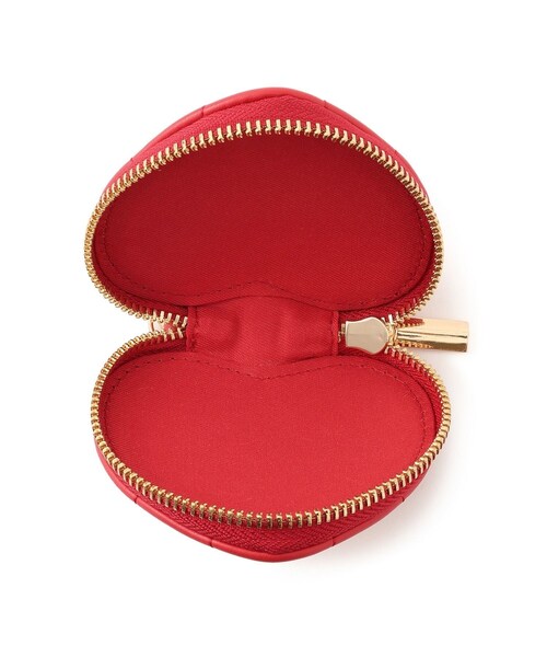 VIS(ビス)の「スタッズキルティングハートポーチチャーム(チャーム・レディース・ブラック/ホワイト/レッド・F)」の6枚目の写真