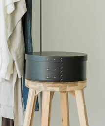 URBAN RESEARCH DOORS | 『WEB限定』AXCIS シェーカーオーバルボックス M ブラック(インテリア雑貨)