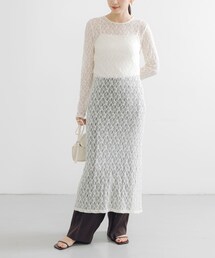 URBAN RESEARCH | ストレッチレースカットワンピース(ワンピース)