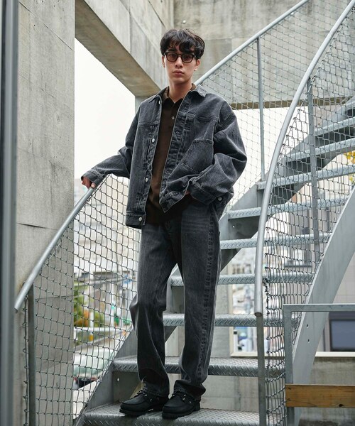 URBAN RESEARCH DOORS（アーバンリサーチドアーズ）の「USED 13.3oz デニムジャケット（デニムジャケット・メンズ・INDIGOUSED/BLACK USED・M/L）」の9枚目の写真
