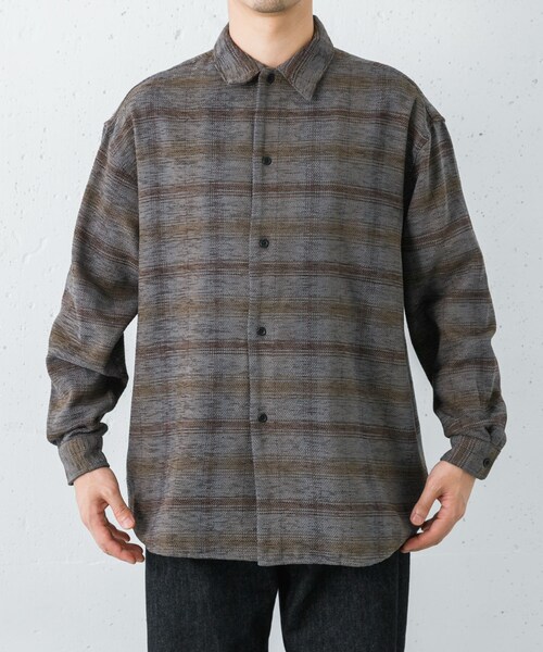 URBAN RESEARCH（アーバンリサーチ）の「モールクラシックシャツ（シャツ/ブラウス・メンズ・NAVY/BLACK/L.CHECK/D.CHECK・M/L）」の21枚目の写真