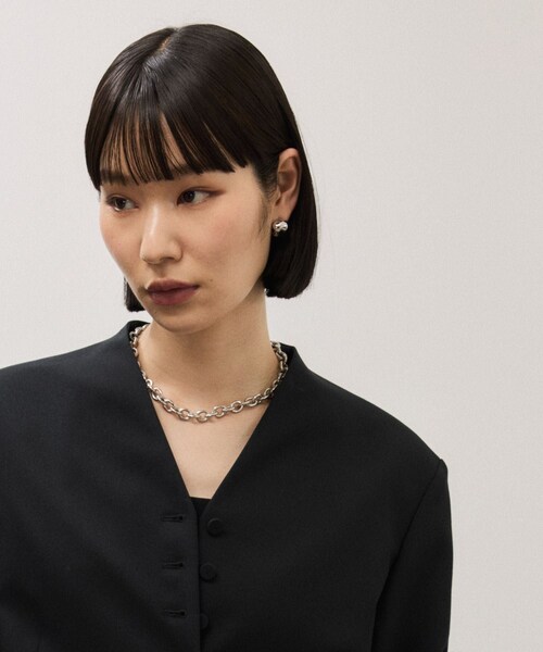 ADAM ET ROPE'(アダムエロペ)の「ボリュームチェーンネックレス(ネックレス・レディース・ゴールド/シルバー・F)」の7枚目の写真