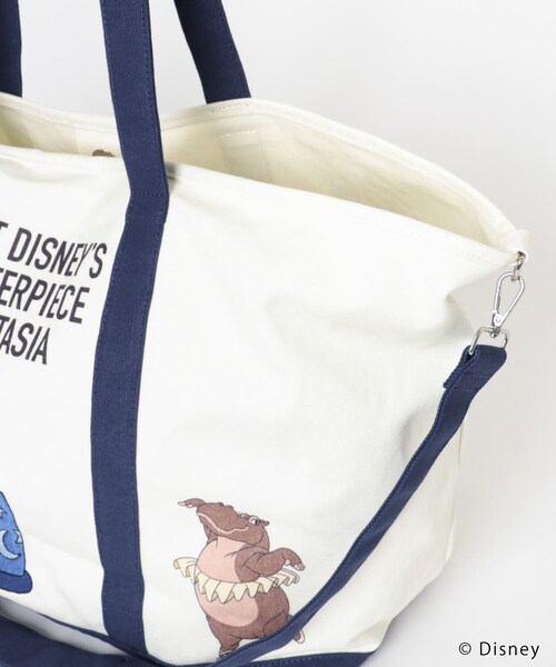 URBAN RESEARCH(アーバンリサーチ)の「別注/Disney/キャンバスバッグ(トートバッグ・レディース・NATURAL/NAVY・Free)」の17枚目の写真