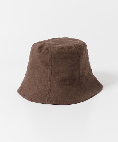 URBAN RESEARCH DOORS（アーバンリサーチドアーズ）の「コットンリネンパネルハット（ハット・レディース・NATURAL/BROWN/BLACK・one）」の9枚目の写真