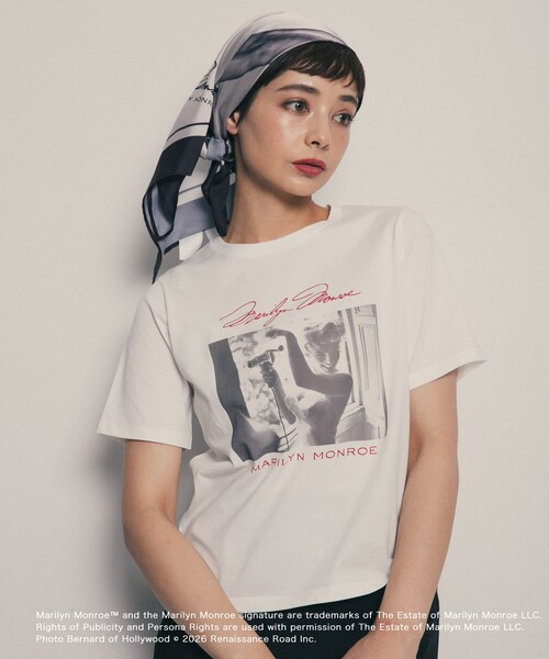 SENSE OF PLACE by URBAN RESEARCH(センスオブプレイスバイアーバンリサーチ)の「『別注』MARILYNMONROE×SENSE OF PLACE プリントスカーフ(バンダナ/スカーフ・レディース・BLACK/GREEN・One)」の8枚目の写真