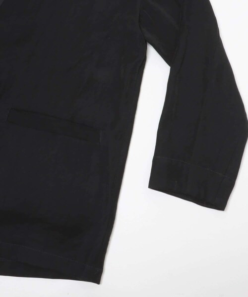 URBAN RESEARCH DOORS（アーバンリサーチドアーズ）の「ノーカラージャケット（ノーカラージャケット・レディース・GREIGE/BLACK・M）」の12枚目の写真