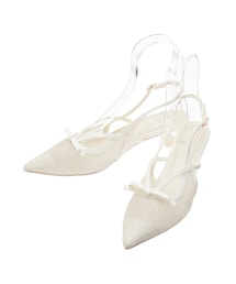 dazzlin | フロントリボンシアーパンプス(パンプス)